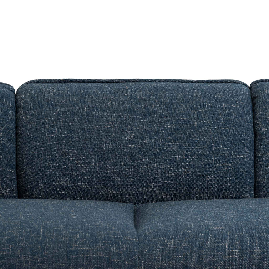 3 Seater Fabric Sofa - Dark Blue