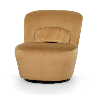 Swivel Lounge Chair - Mustard