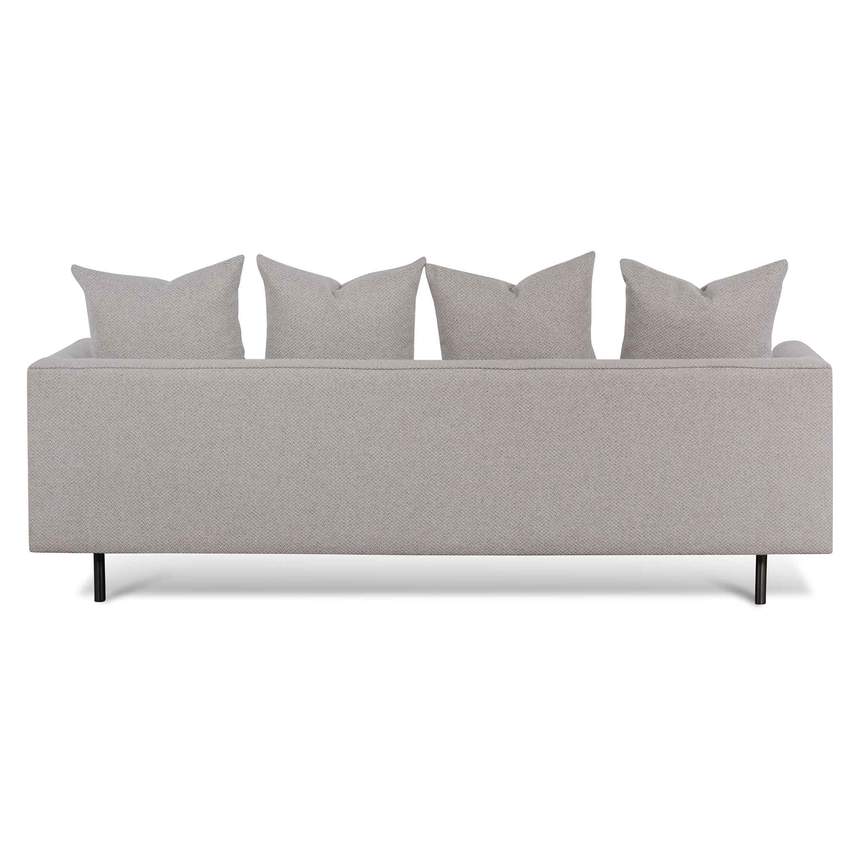 3 Seater Sofa - Sterling Sand with Black Legs