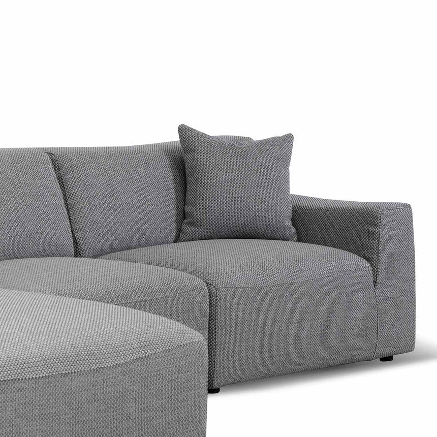 3 Seater Left Chaise Sofa - Noble Grey