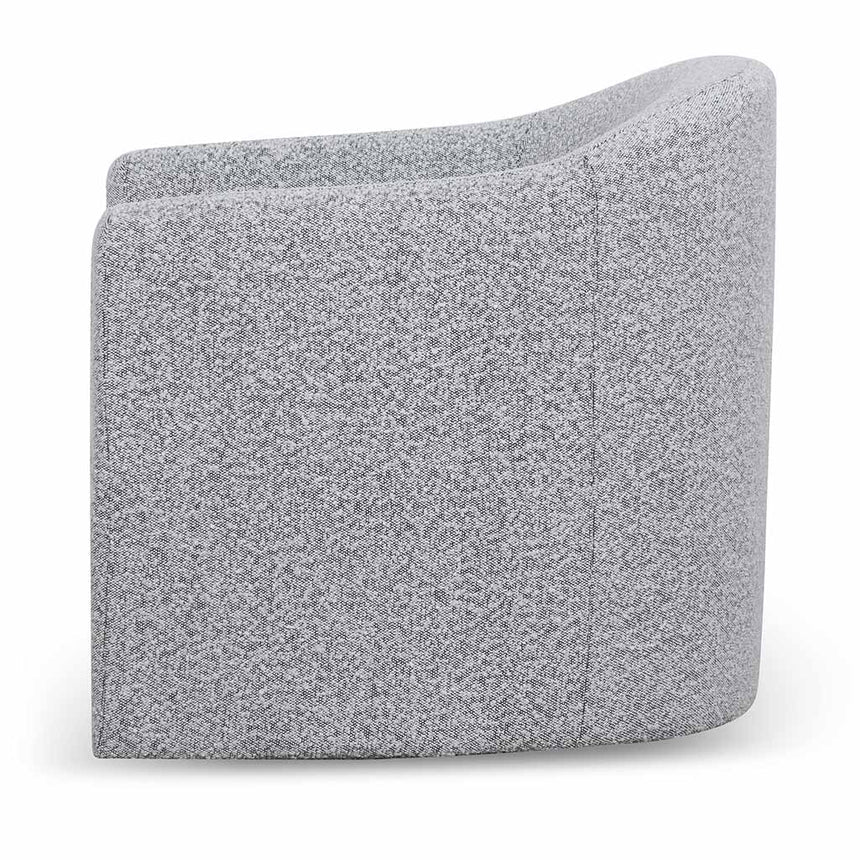 Armchair - Charcoal White Boucle