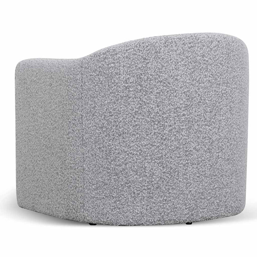 Armchair - Charcoal White Boucle