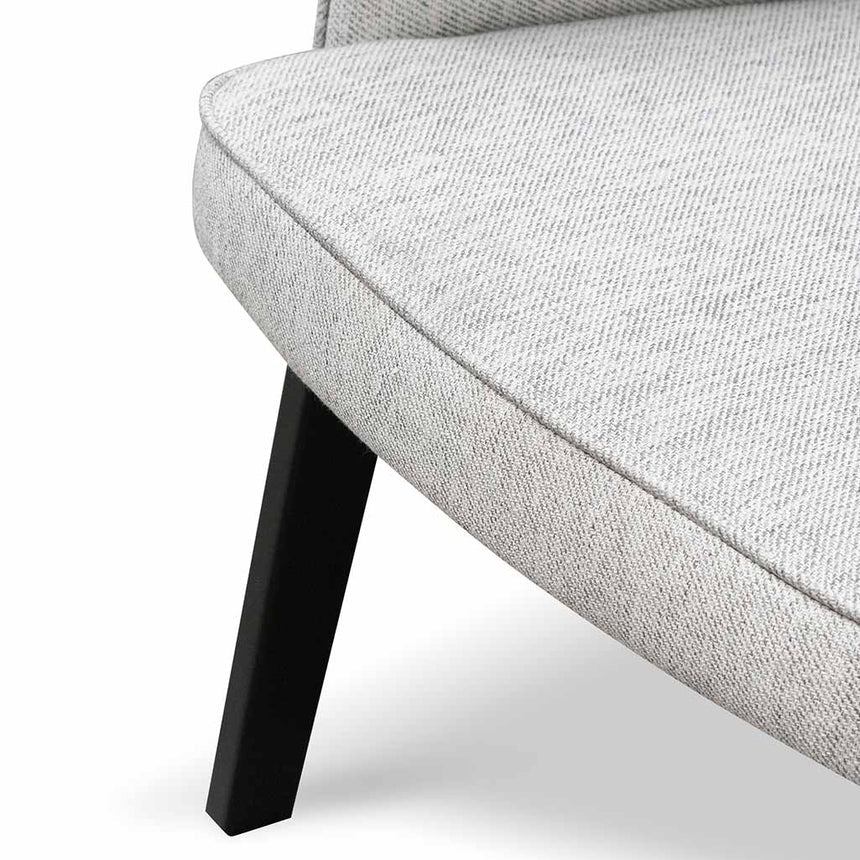 Fabric Lounge Chair - Silver Grey