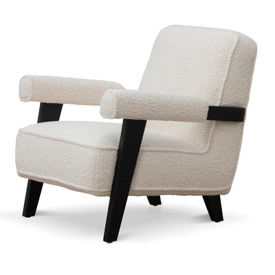 Armchair - Ivory White Sherpa