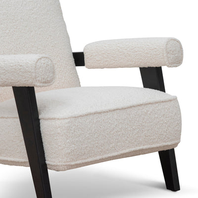 Armchair - Ivory White Sherpa