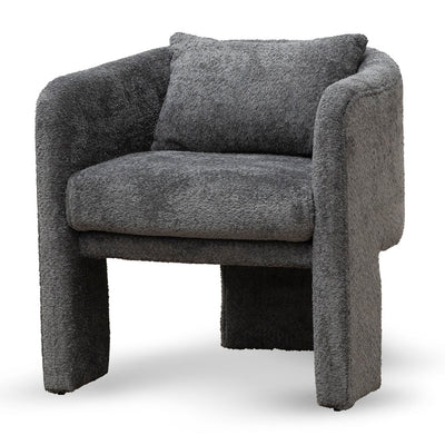 Fabric Armchair - Iron Grey