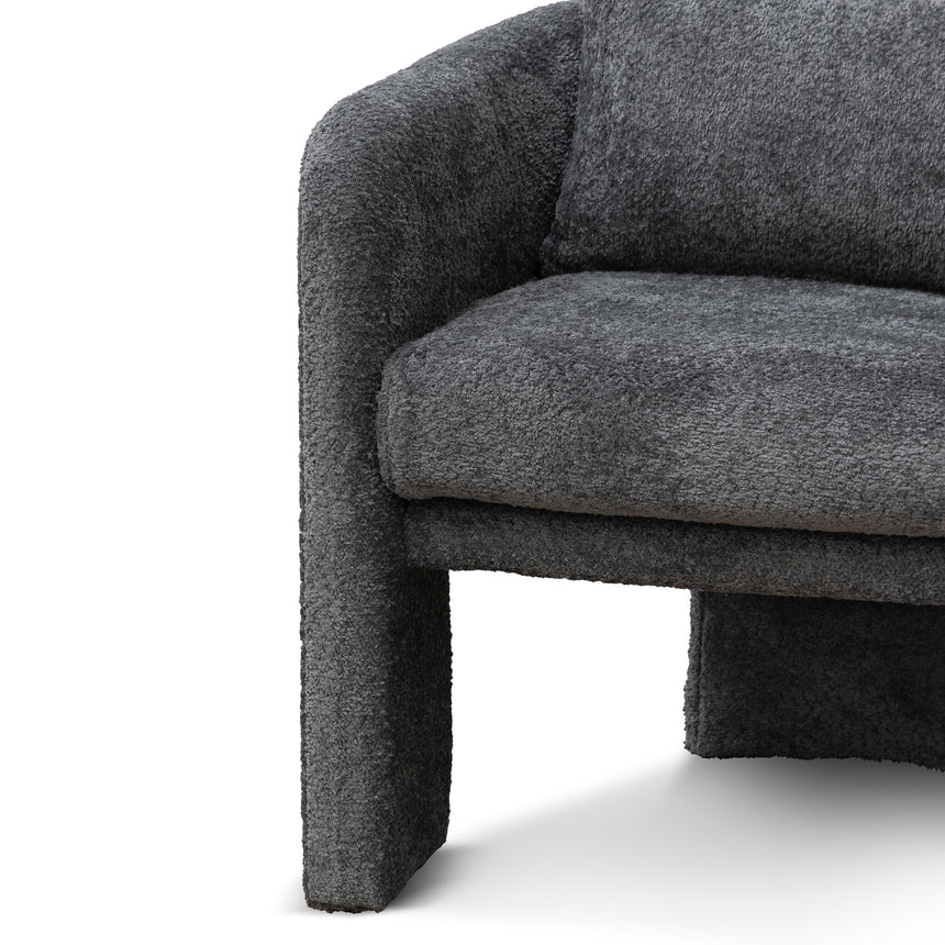 Fabric Armchair - Iron Grey