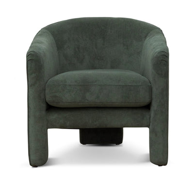 Fabric Armchair - Olive Green