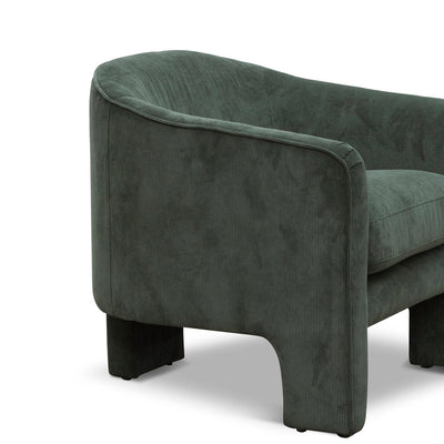 Fabric Armchair - Olive Green