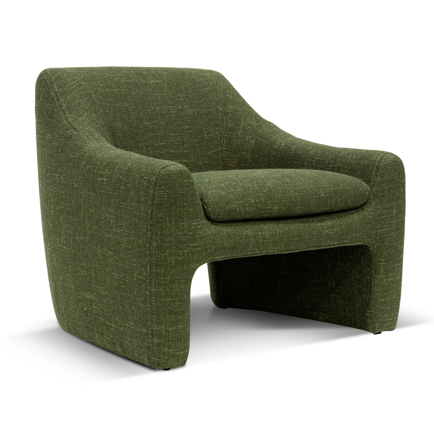 Fabric Armchair - Khaki Green