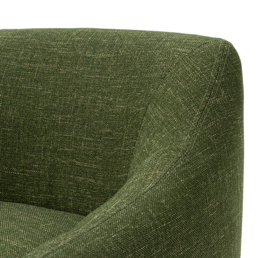 Fabric Armchair - Khaki Green