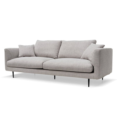4 Seater Fabric Sofa - Passive Grey