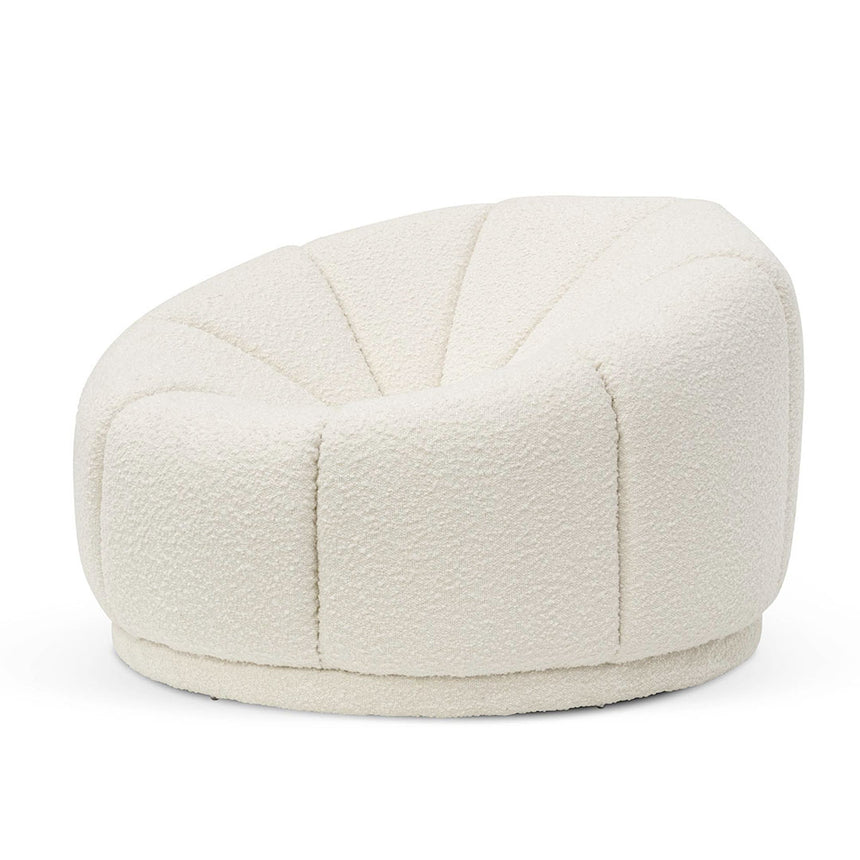 Lounge Chair - Ivory White