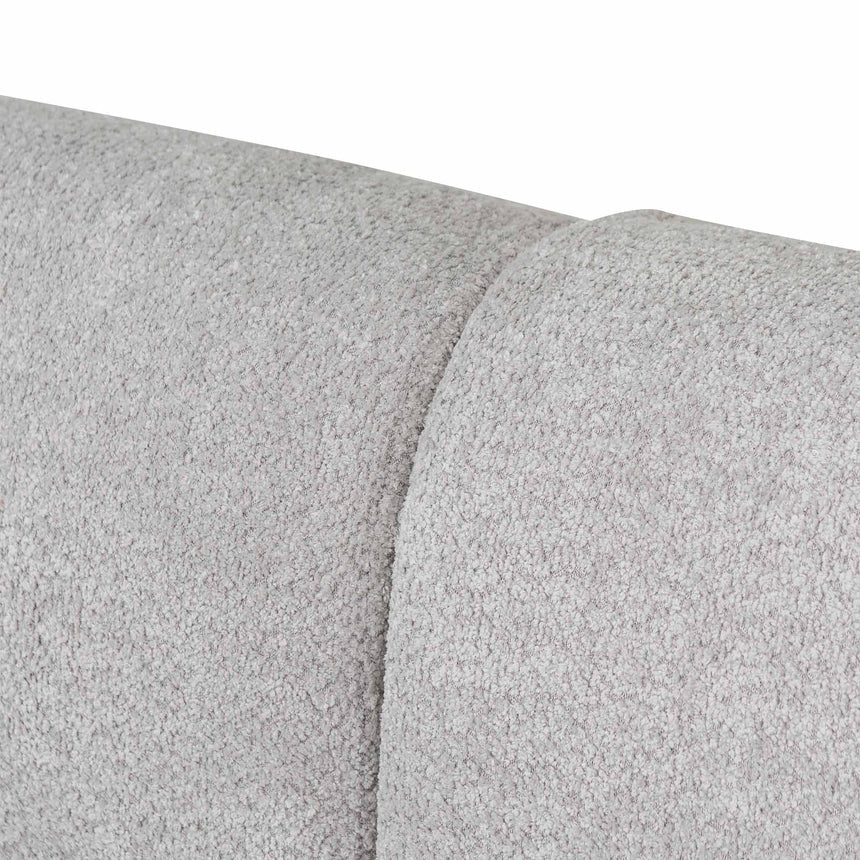4 Seater Sofa - Light Grey Fleece