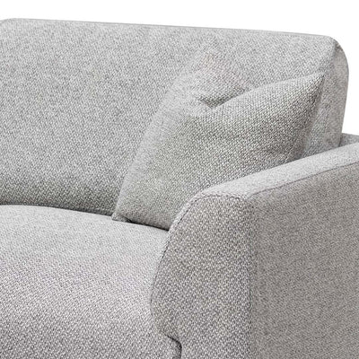 4 Seater Fabric Sofa - Sterling Charcoal