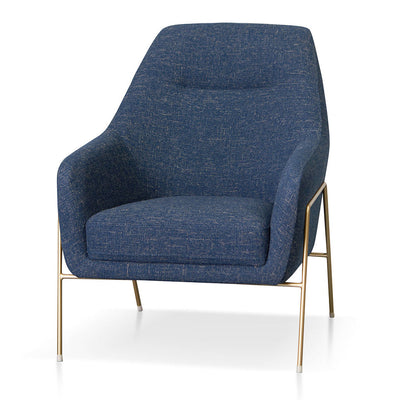 Fabric Armchair - Dark Blue