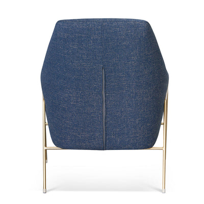 Fabric Armchair - Dark Blue