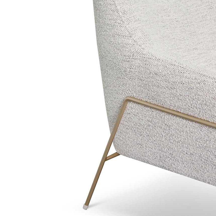 Fabric Armchair - Fog Grey