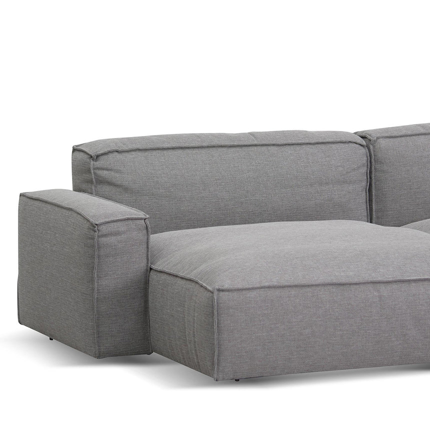 Left Chaise Sofa - Graphite Grey