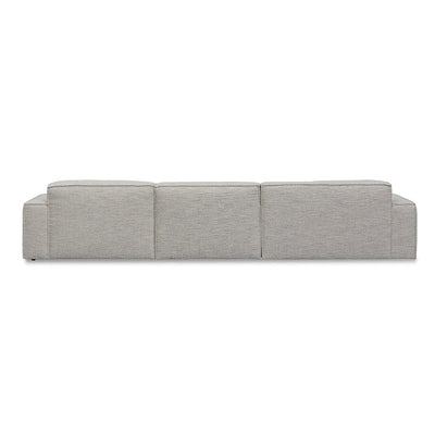 Left Chaise Fabric Sofa - Fog Grey