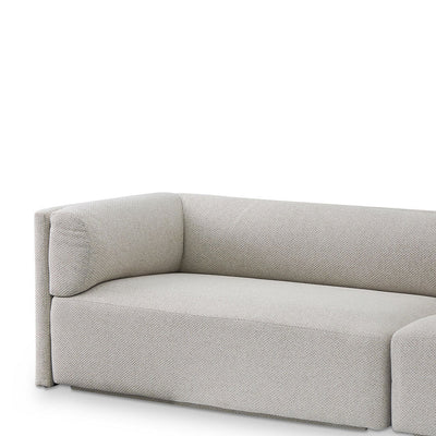 4 Seater Fabric Sofa - Sterling Sand