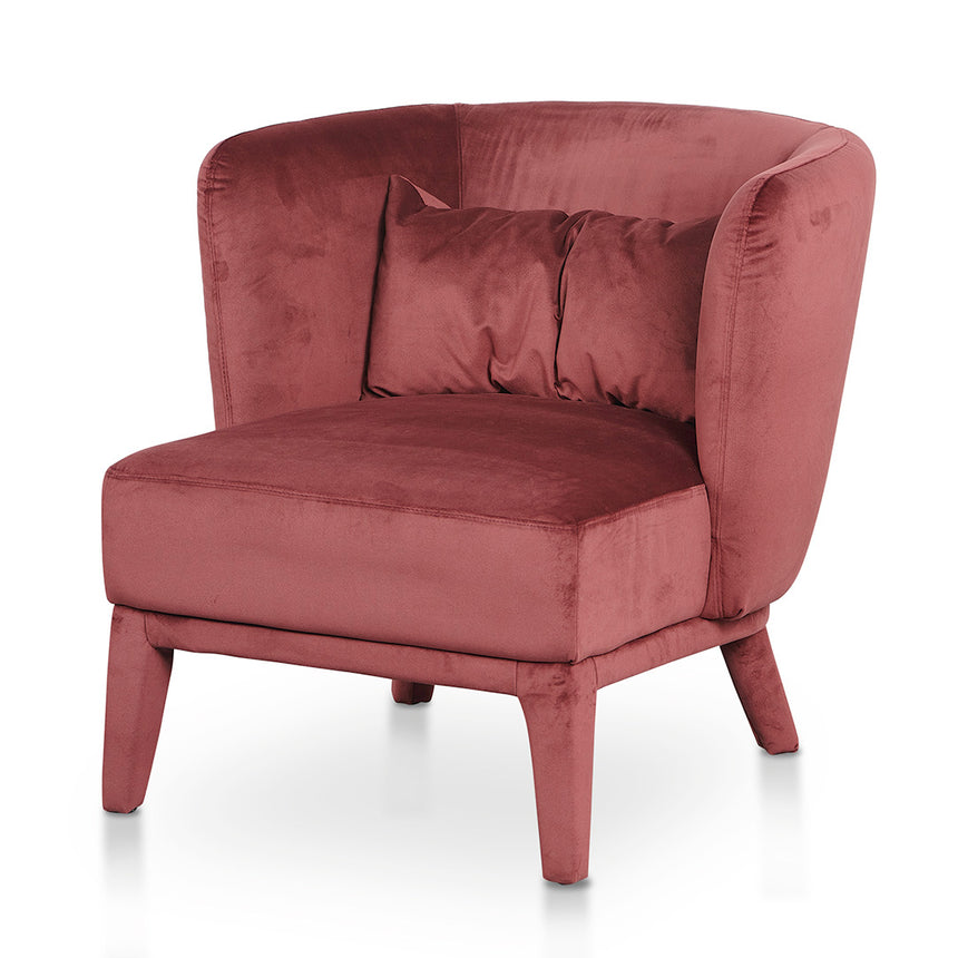 Fabric Armchair - Elegant Plum