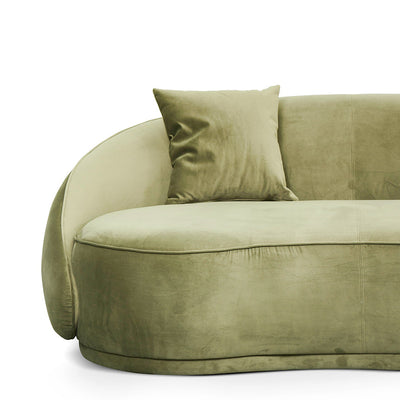 4 Seater Fabric Sofa - Elegant Sage