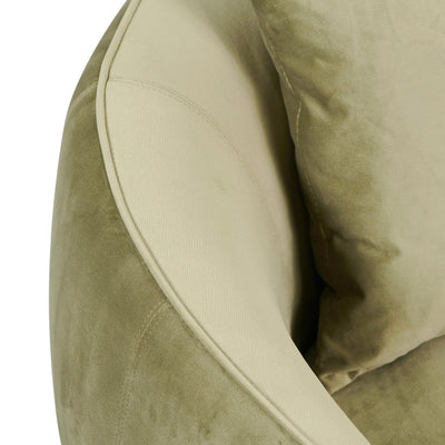 Fabric Armchair - Elegant Sage