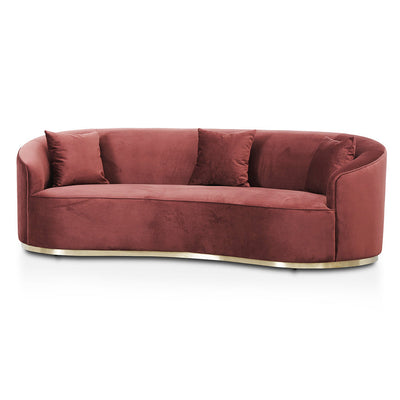 3 Seater Sofa - Elegant Plum