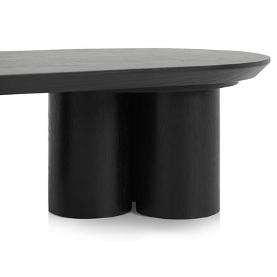1.3m Coffee Table - Full Black