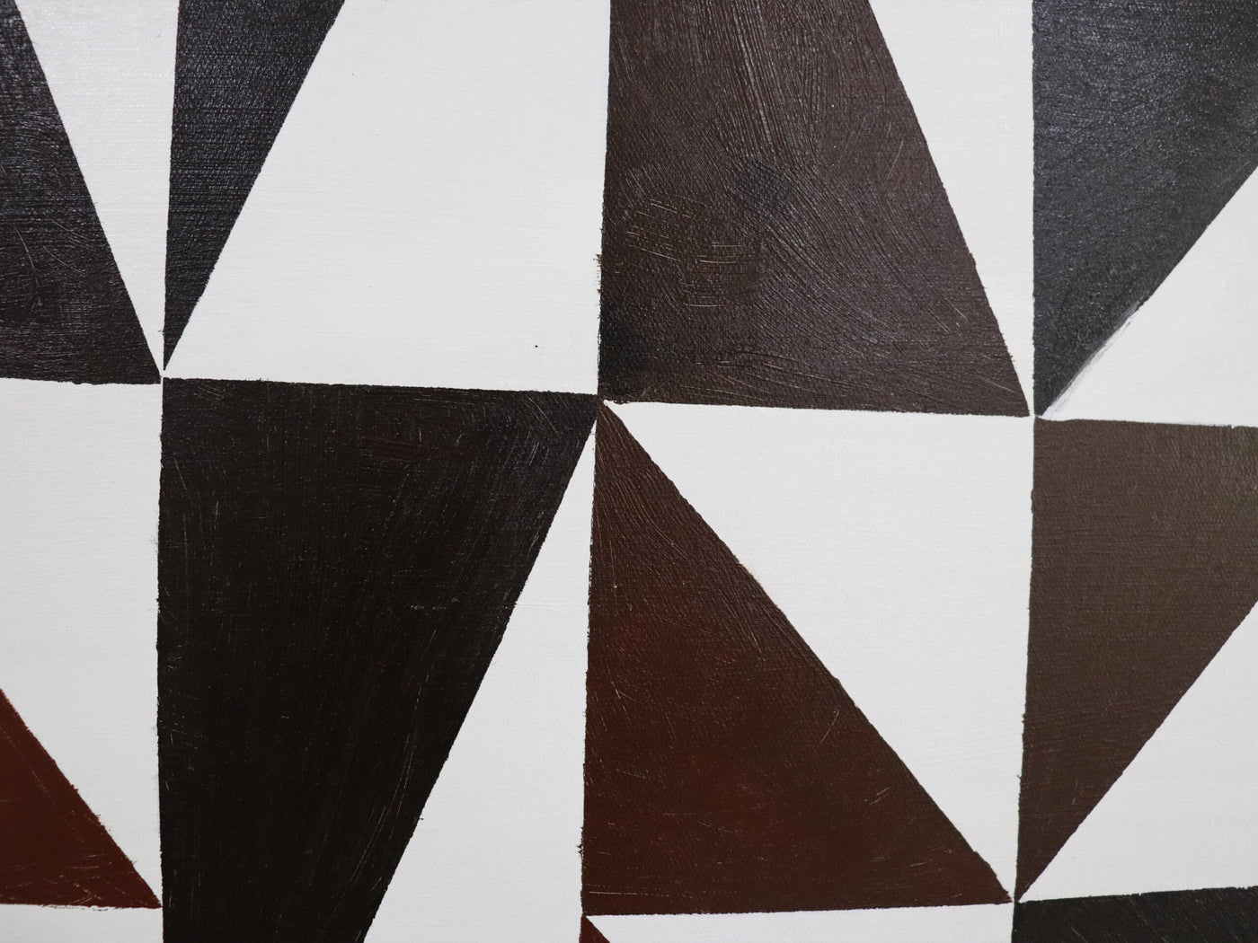 Abstract Triangles Painting