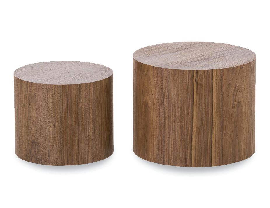 Stump Table Set - Walnut