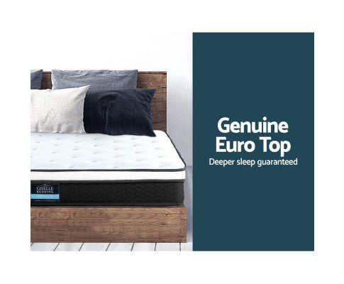 Bedding King Sigle Size Mattress Euro Top Bed Bonnell Spring Foam 21cm