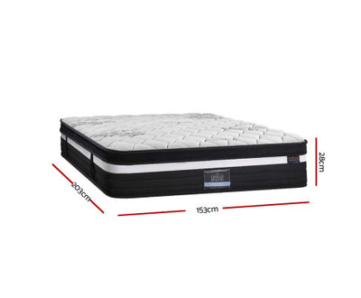 Bedding Super Firm Mattress Queen Size Bed 7 Zone Pocket Spring Foam 28cm