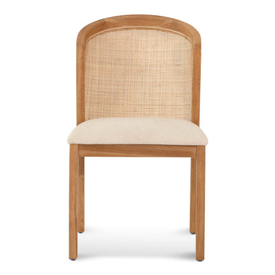 Fabric Dining Chair - Light Beige (Set of 2)