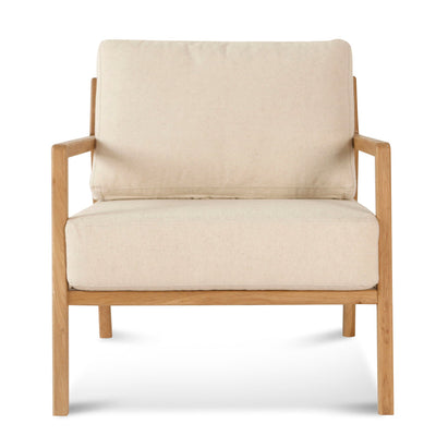 Fabric Armchair - Light Beige