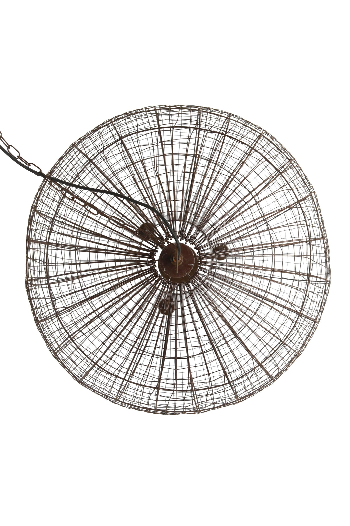 Cray Ball Large - Antique Copper - Wire Weave Ball Pendant Light - House of Isabella AU