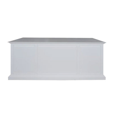 French Panel Desk White 180cm