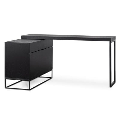 Extendable Home Office Desk - Black