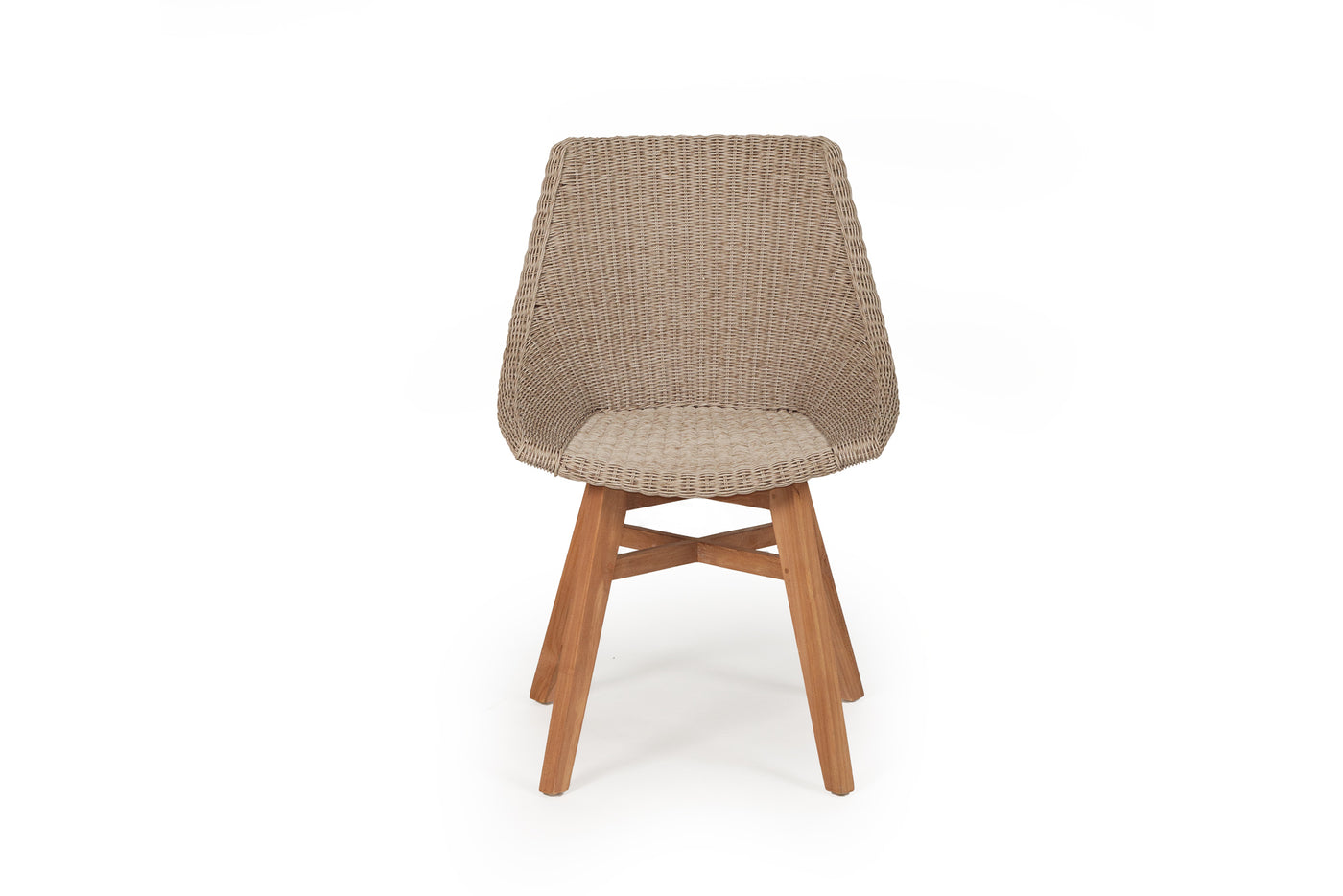 Oceanic Outdoor Dining Chair - Mushroom - Set of 2