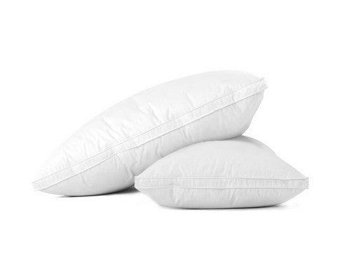 Bedding Duck Feather Down Twin Pack Pillow