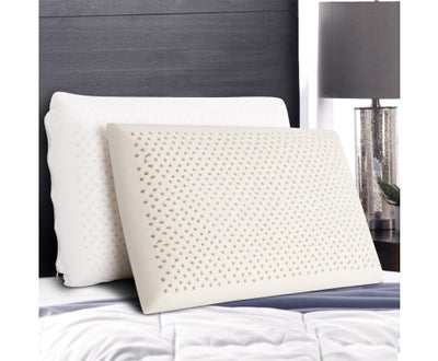 Bedding Set of 2 Natural Latex Pillow