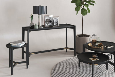 Elvyn Coffee Table - 60cm - Black