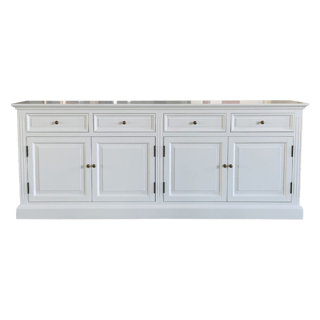 Parker Four Drawers Sideboard White