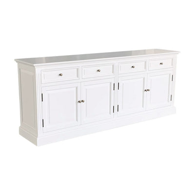 Parker Four Drawers Sideboard White