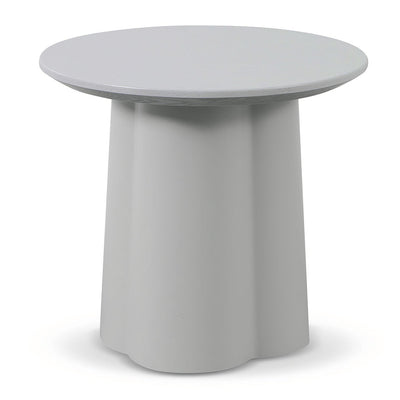Round Side Table - Light Grey