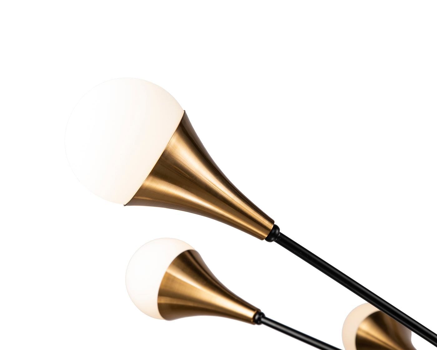 Gamma Pendant Lamp – Black Antique Brass