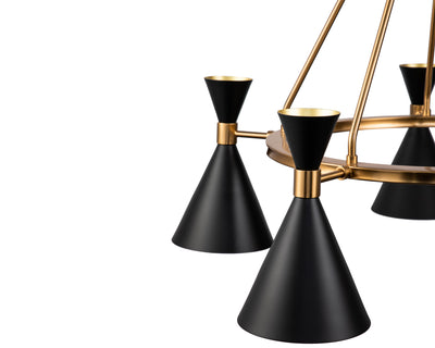 Kensington Pendant Lamp – Black Antique Blass