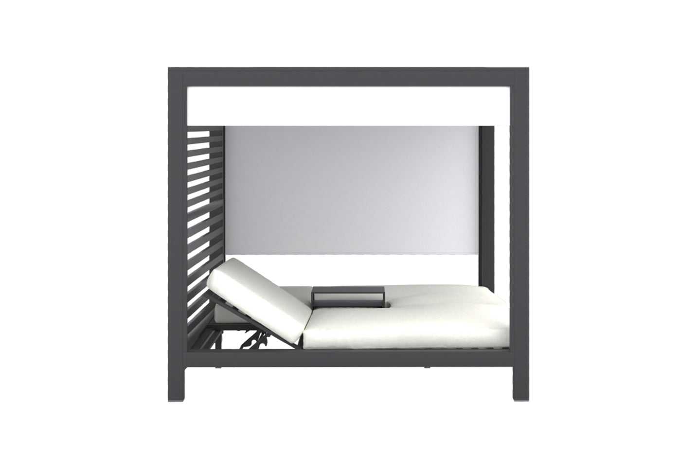 Kos Double Daybed Villa - Asteroid Black (Charcoal)