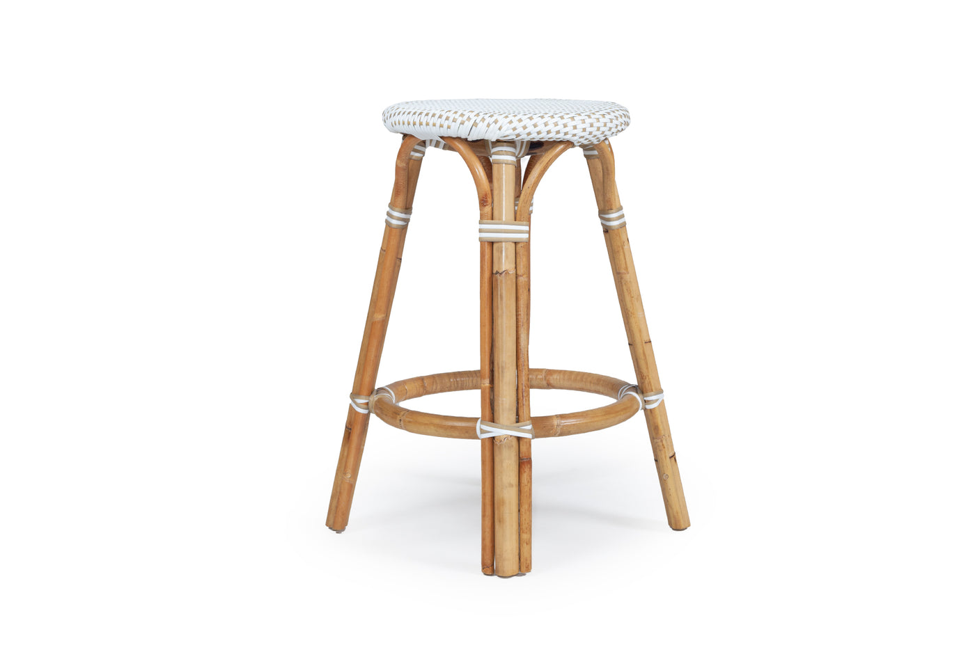 Hillary Backless Counter Stool - Beige